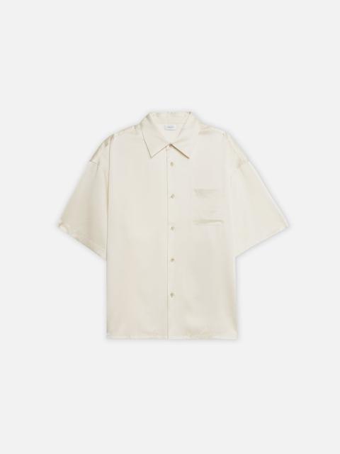 John Elliott BRUSHED SILK BUTTON UP