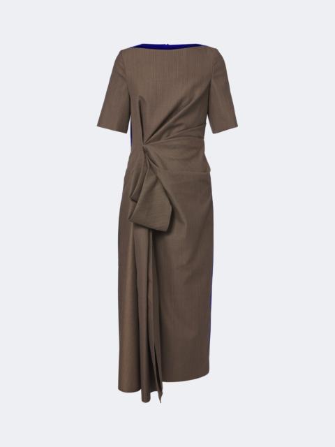 Roksanda Caia draped wool midi dress