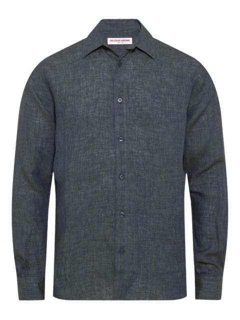 ORLEBAR BROWN linen curved shirt