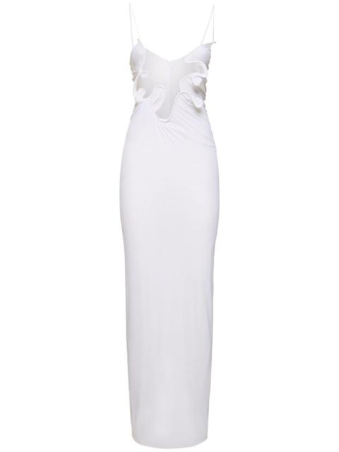 CHRISTOPHER ESBER Molded Venus sheer jersey midi dress