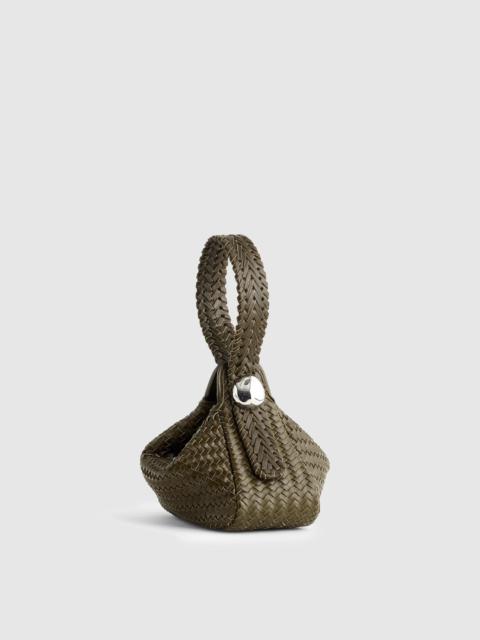 Madewell The Sculpted Metal Wristlet Bag
