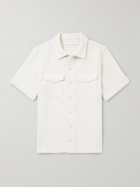 God’s True Cashmere Cashmere-Jacquard Shirt