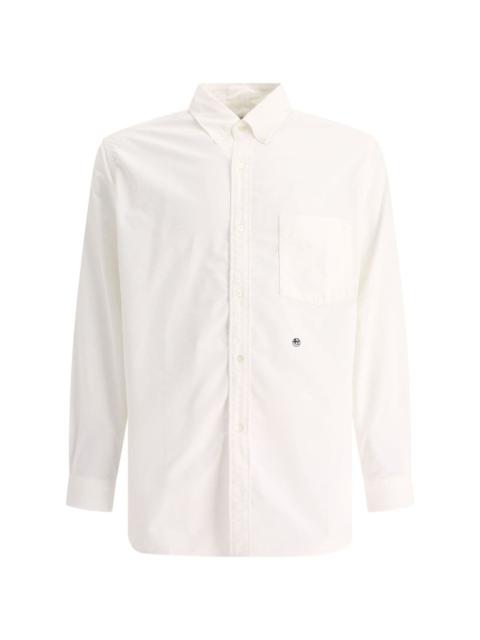 Nanamica embroidered-logo long-sleeve shirt
