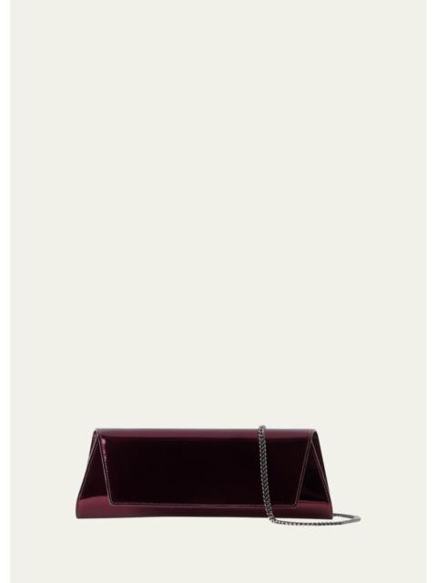 AKRIS Anouk Mirrored Leather Small Clutch Bag