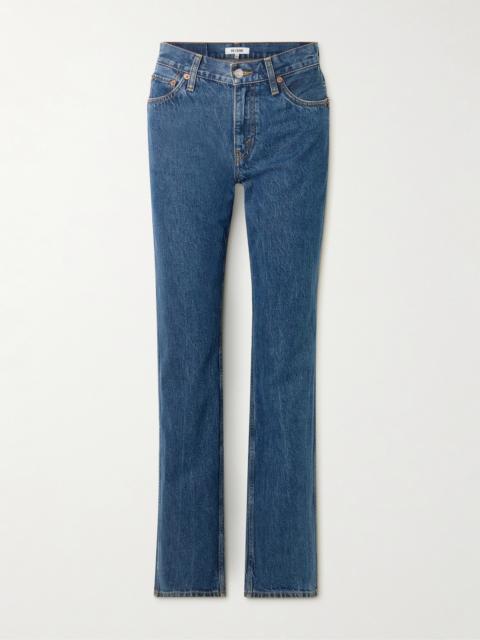 RE/DONE 90s High-rise Straight-leg Jeans
