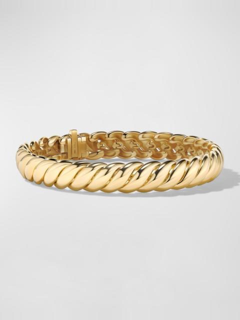 DAVID YURMAN 8.5mm Sculpted Cable Bracelet in 18K Gold