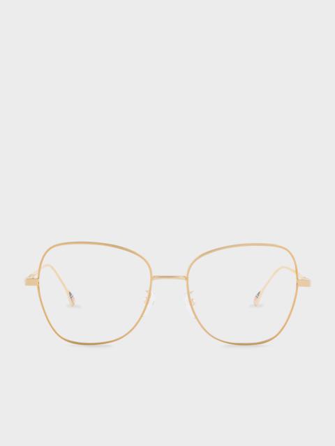 Paul Smith Gold 'Davis' Spectacles