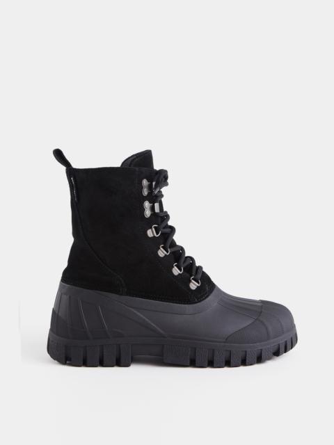 Stutterheim Patrol Boot Suede Black