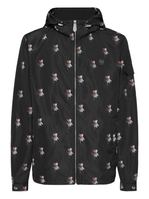 PHILIPP PLEIN Teddy Bear hooded jacket