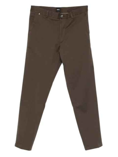 BOSS stretch-design chino trousers