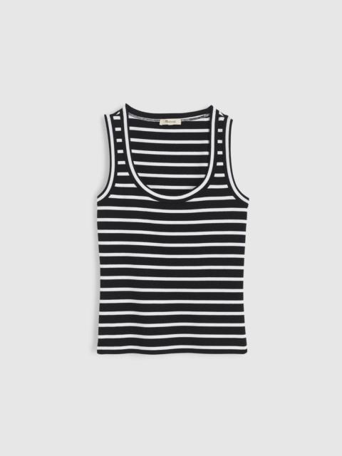 Madewell The '90s Scoopneck Tank in Compact Cotton