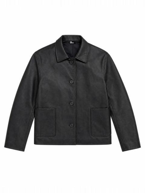 The Kooples BLACK LEATHER JACKET
