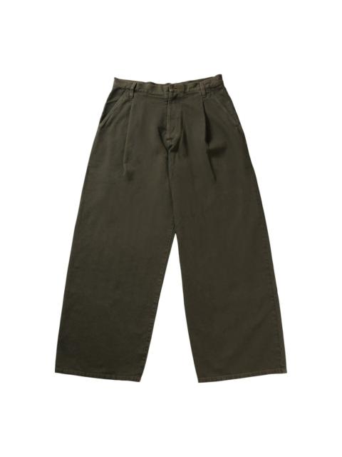 pleat-detailing trousers