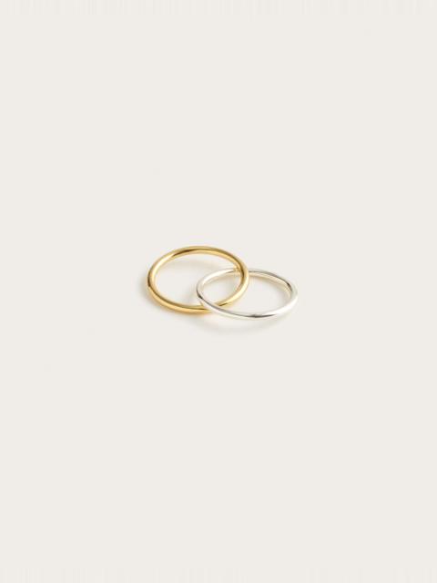 Madewell Mixed-Metal Skinny Linked Ring