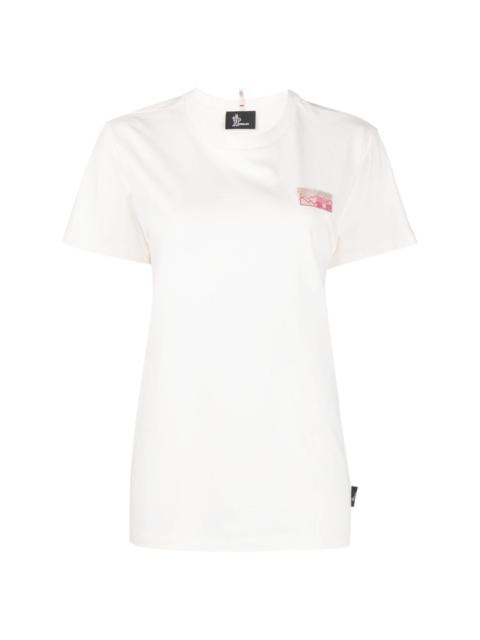 Moncler Grenoble logo-embroidered cotton T-shirt