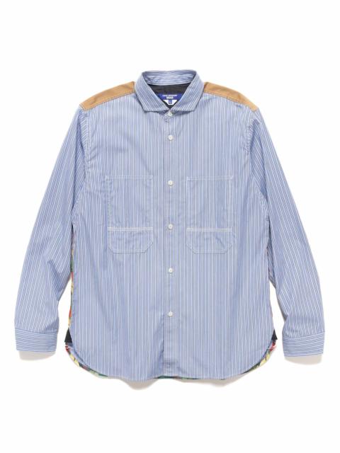 Junya Watanabe MAN Cotton Stripe Shirt Sax