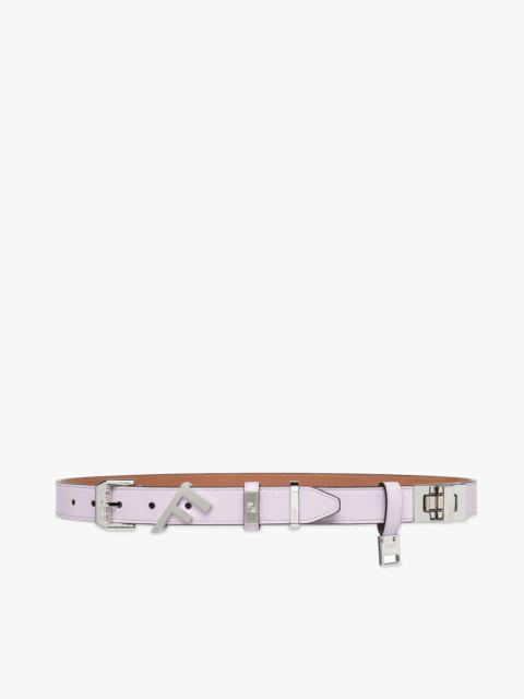 FENDI Lilac leather belt