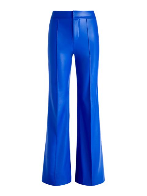 Alice + Olivia DYLAN VEGAN LEATHER WIDE LEG PANT