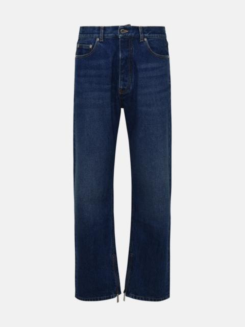 Blue cotton jeans
