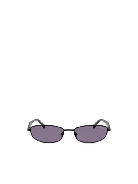 Prada satin geometric sunglasses
