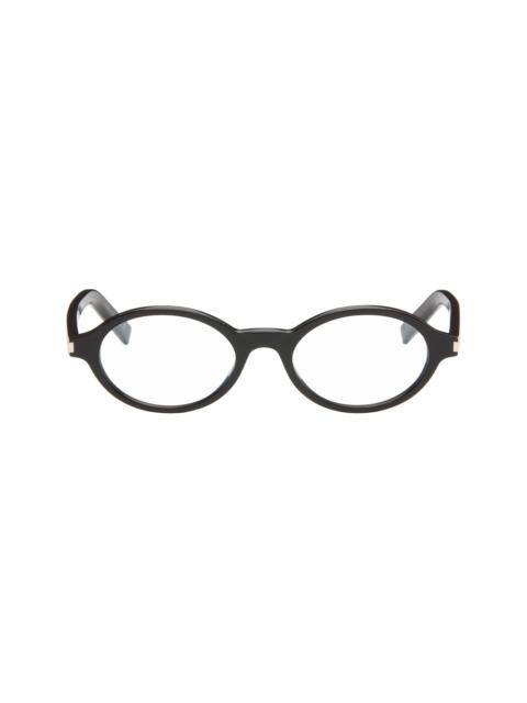 SAINT LAURENT Black SL 751 Jeanne Round Oval Glasses
