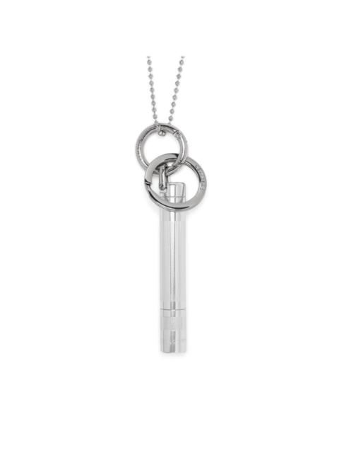 Lemaire ball-chain flashlight charm necklace