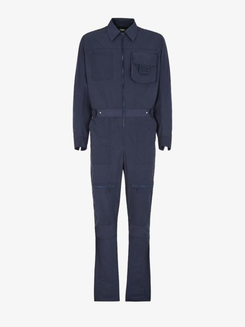 FENDI Navy blue nylon jumpsuit