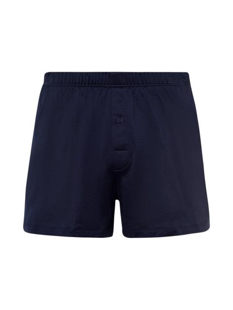 HANRO Cotton Sporty Button Fly Cotton Boxer