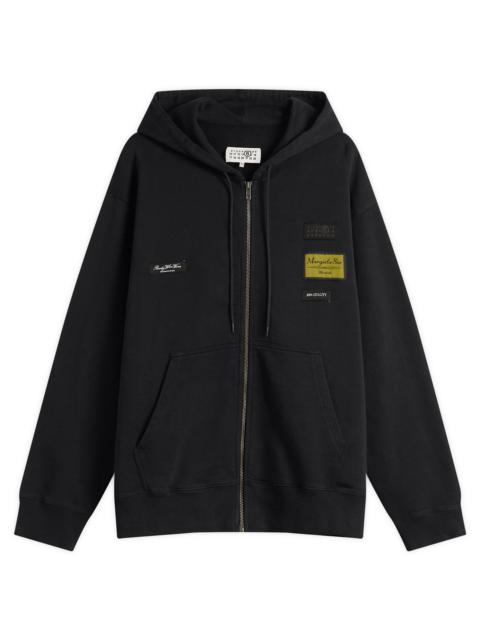 MM6 Maison Margiela MM6 Maison Margiela Tailored Labels Zip Hoodie