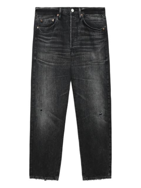 Junya Watanabe MAN whiskering-effect jeans