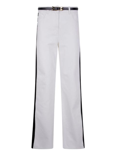 ELISABETTA FRANCHI side-stripe jeans
