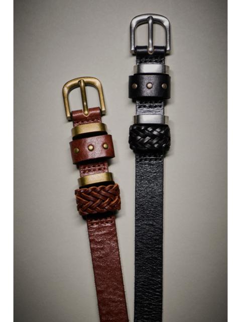 FREE PEOPLE We The Free Braided Slim Belt