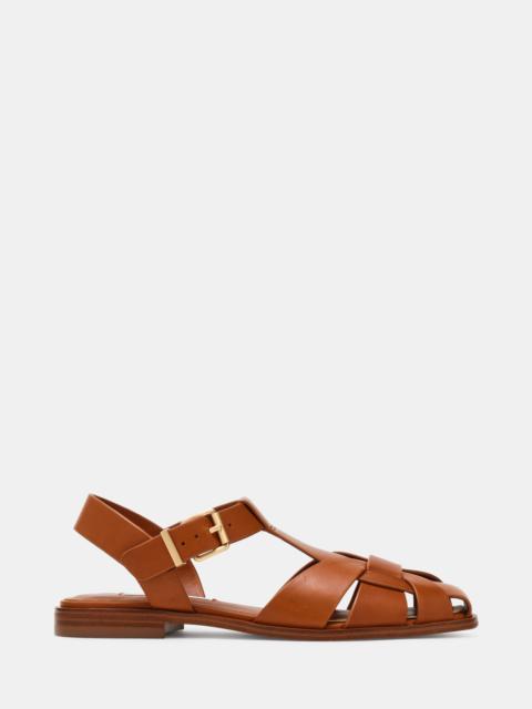 STEVE MADDEN FISK TAN LEATHER