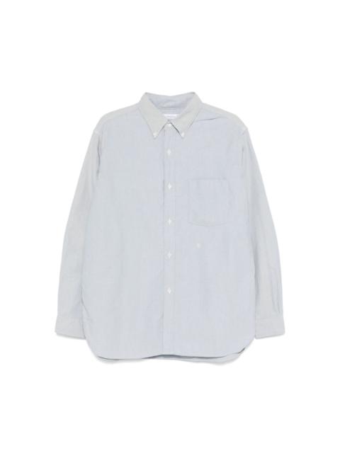 Nanamica embroidered-logo shirt