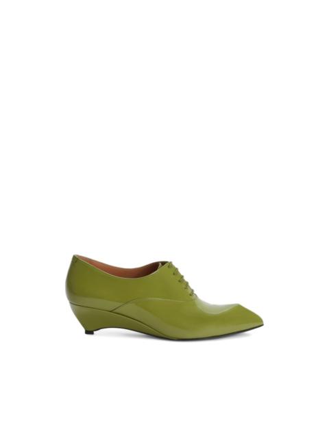 Jil Sander patent pointed-toe pumps