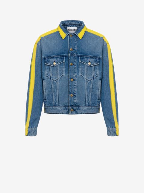 Moschino MOSCHINO PAINT DENIM JACKET