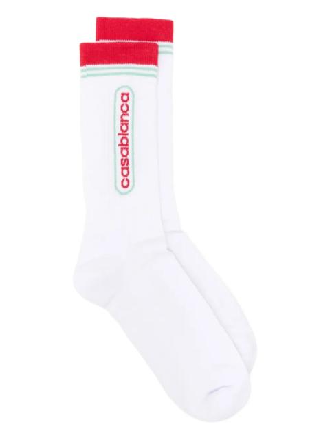 CASABLANCA Fuji Dream Socks With Embroidery