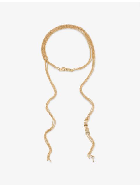 Chloé Belt Choker Brass Necklace