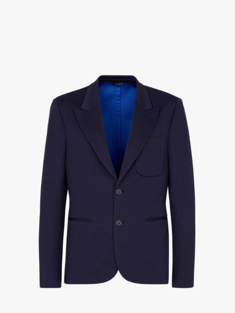 FENDI Blue jersey jacket