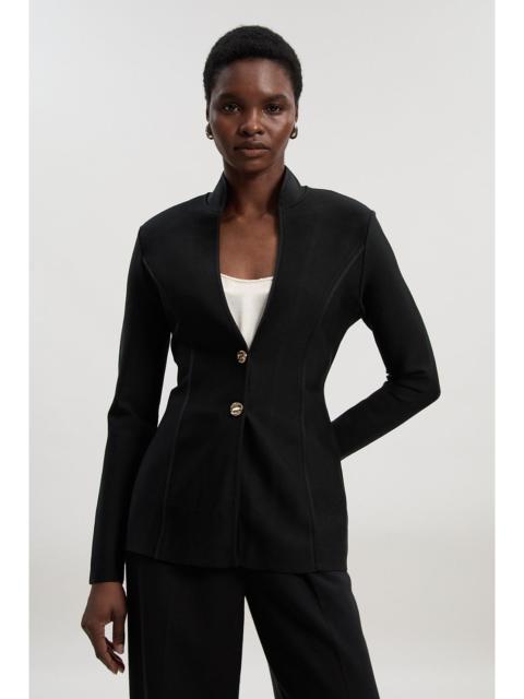 KAREN MILLEN Figure Form Bandage Knit Jacket