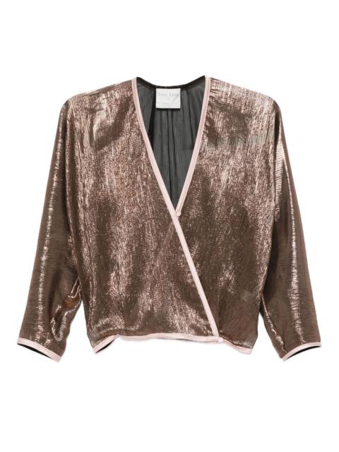 forte_forte trimmed-detail wrap top