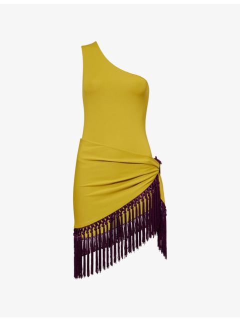 Taller Marmo Yacare One-Shoulder Swimsuit