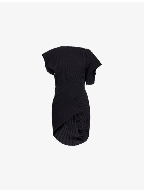 ISSEY MIYAKE Knit As It Is Short-Sleeves Knitted Top
