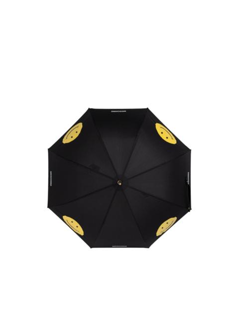 Moschino smiley logo-print umbrella