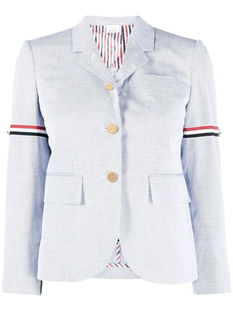 Thom Browne RWB stripe single-breasted blazer