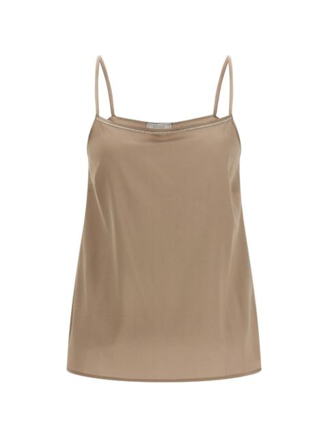 PESERICO square-neckline top