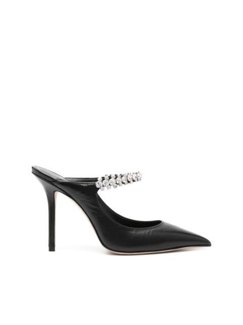 JIMMY CHOO Bing 100mm leather mules