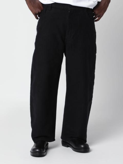 Studio Nicholson Black washed Paolo wide-leg jeans