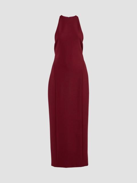 CAROLINA HERRERA Women's Stretch Virgin Wool Column Gown - Rioja