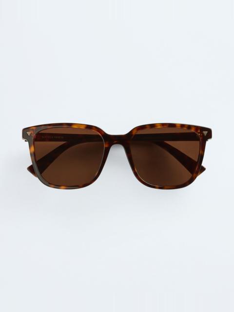 Bottega Veneta Soft Recycled Acetate Square Sunglasses